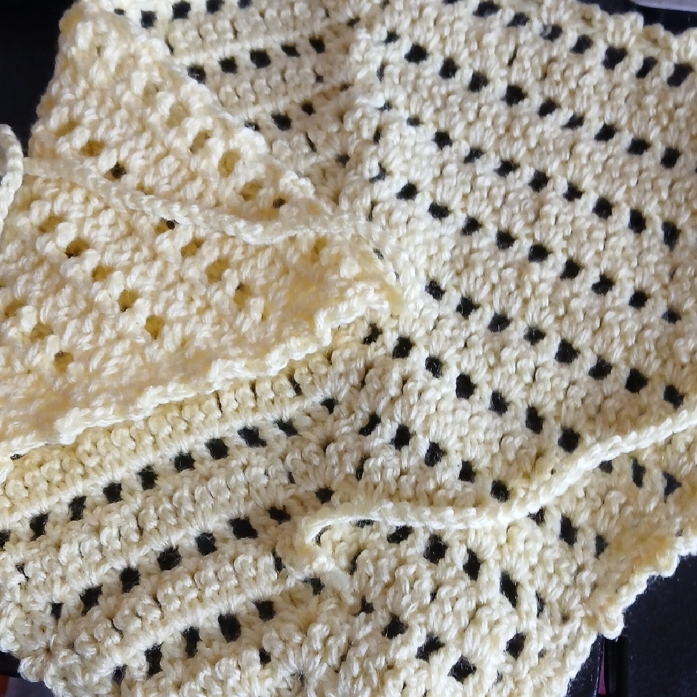 Handmade Cream Crochet Headband for Women